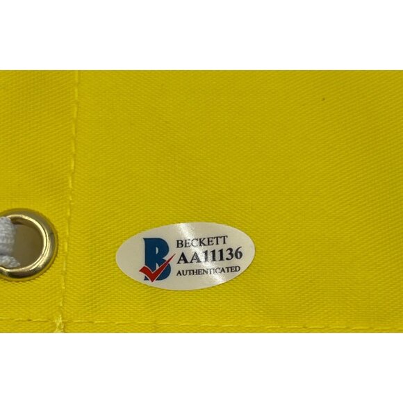 Jack Nicklaus Signed 2019 Masters Golf Flag Beckett LOA PGA - Picture 5 of 7